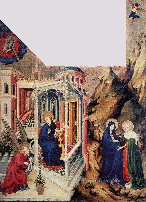 The Annunciation And The Visitation Melchior Broederlam Oil Paintings